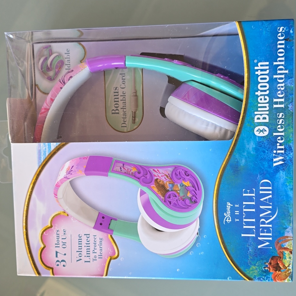 Disney wireless headphones the little mermaid